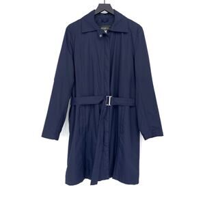 EDDIE BAUER Casual Trench Coat Navy Blue XL
